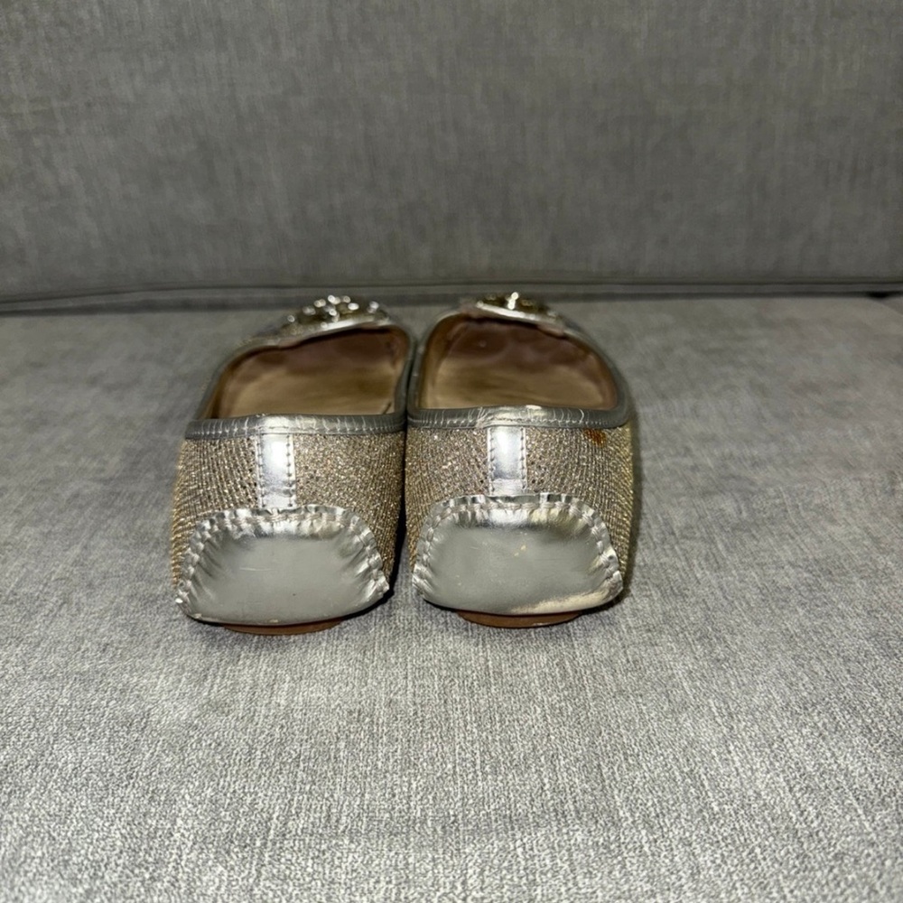 Michael Kors MK silver Ballet Flats Sandals - Picture 6 of 6